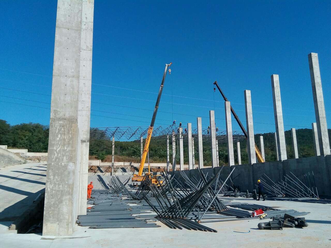 衡阳搅拌站网架