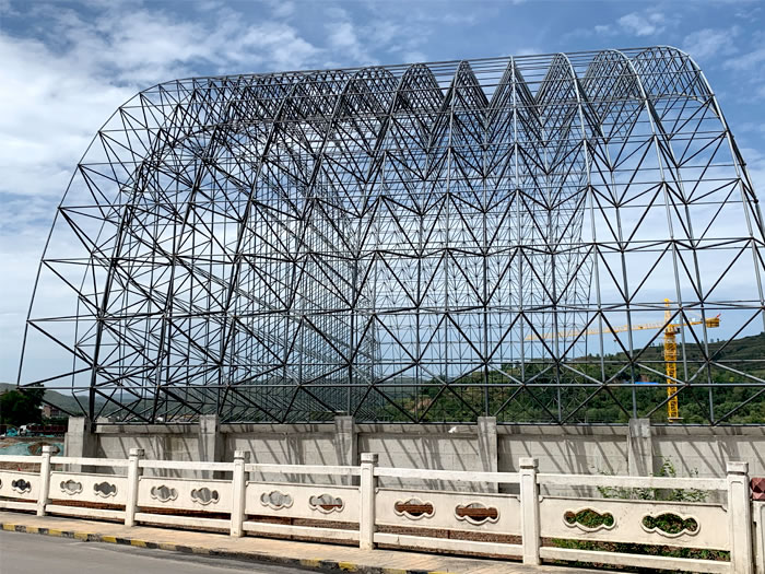 衡阳山寨矿储煤棚网架